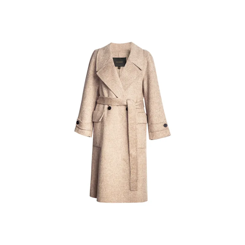 ROEYSHOUSE Coats Women's Mixed Camel-0