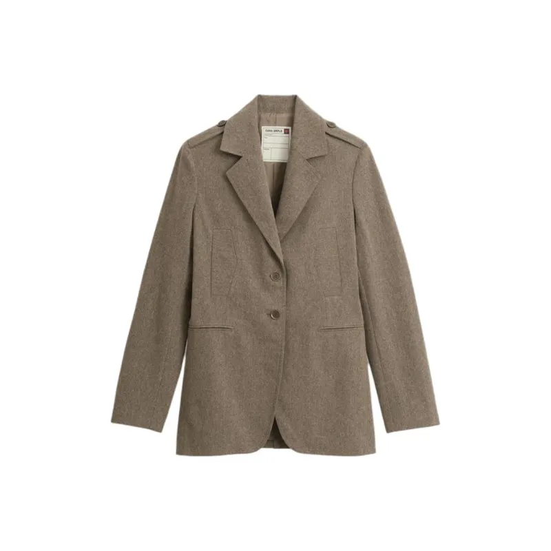 ZARA SRPLS Series Business Suits Women's Khaki-0
