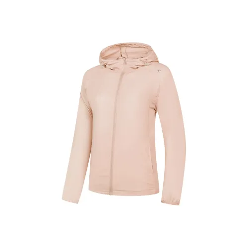 QIAODAN Sun Protection Clothing Women's Sheer Pink