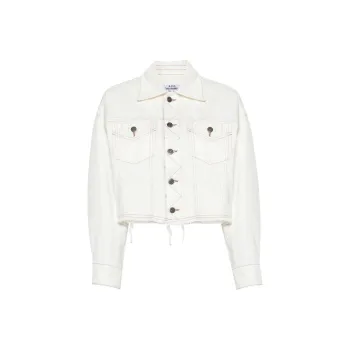 A.P.C x Natacha Ramsay-Levi Sainters SS24 Denim Jacket Women's Light Beige