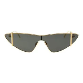 SAINT LAURENT Cat Eye Frame Metal Sunglasses