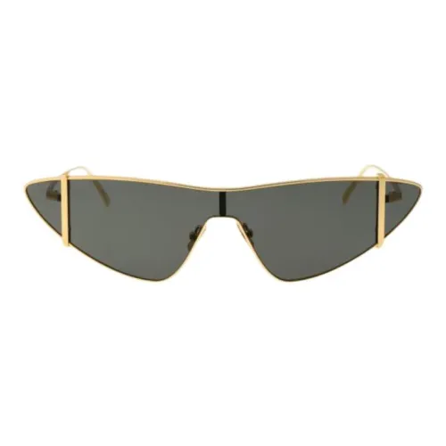 SAINT LAURENT Cat Eye Frame Metal Sunglasses
