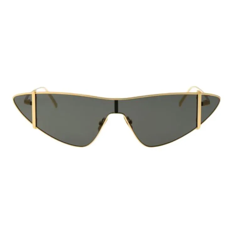 SAINT LAURENT Cat Eye Frame Metal Sunglasses-0