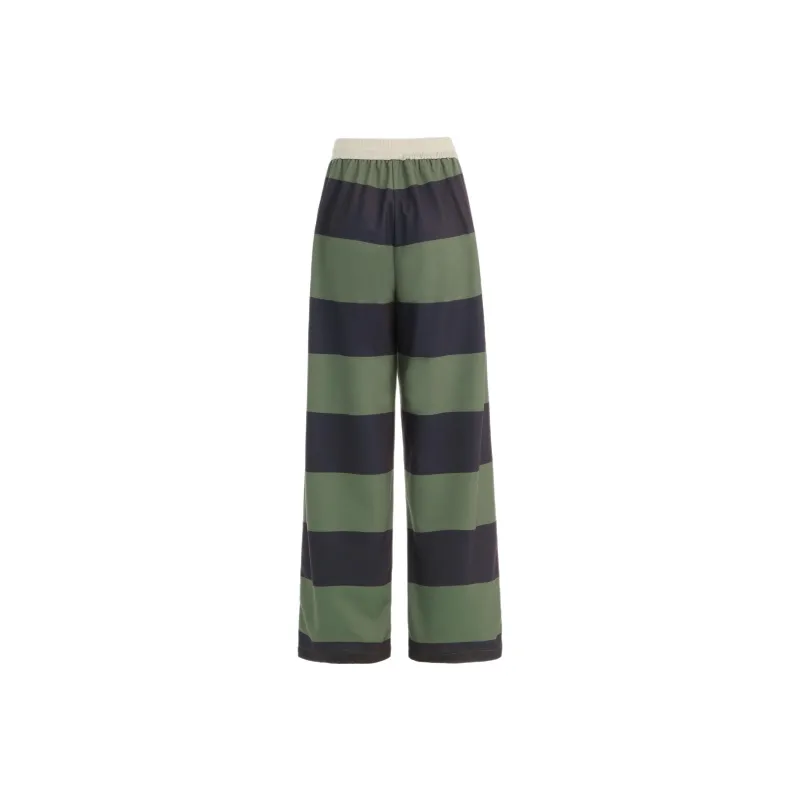 Rose Casual Pants Women's Stripes-1