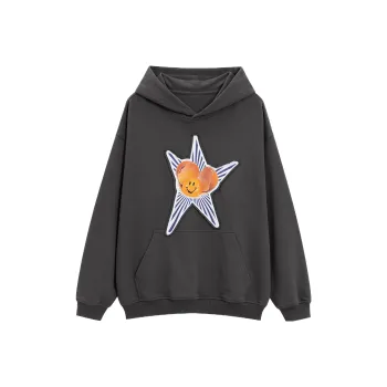 QISENYAR Hoodie Unisex Dark Gray