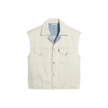 Levis Levis/Levi's SS23 WellThread Series Vests Women's Ecru