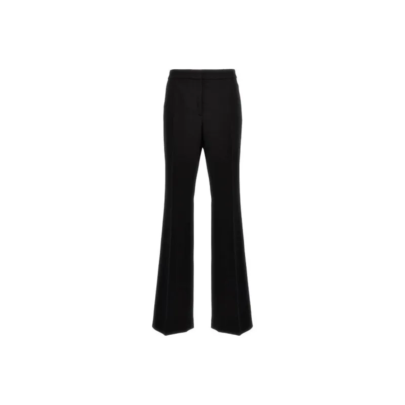 MOSCHINO High Waist Flared Tailored Cut Trousers-0