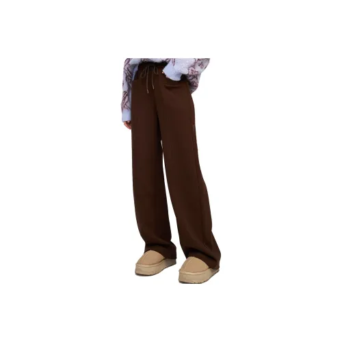 ELF SACK Relaxed Fit Straight Through Casual Pants Women's