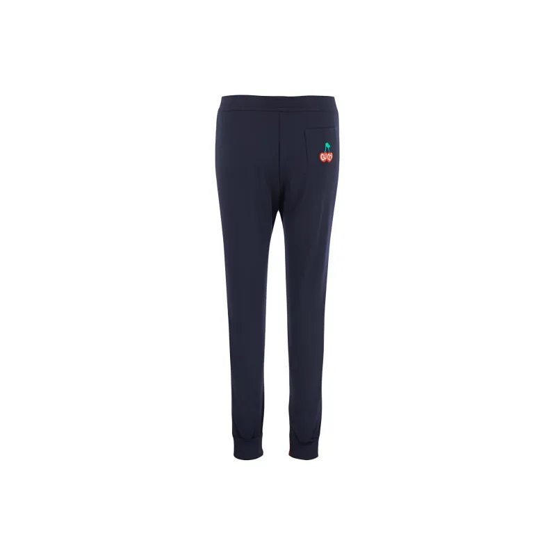 GUCCI Knitted Sweatpants Women's Dark Blue-0