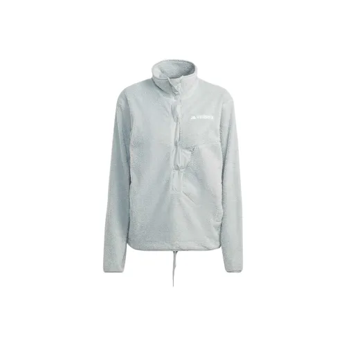 Adidas Velvet-feel Coat Women's Gray