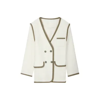 THE SEA LIFE Cropped Coat Women's Cloud White