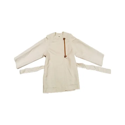 HERMES Velvet Jackets Women's Khaki