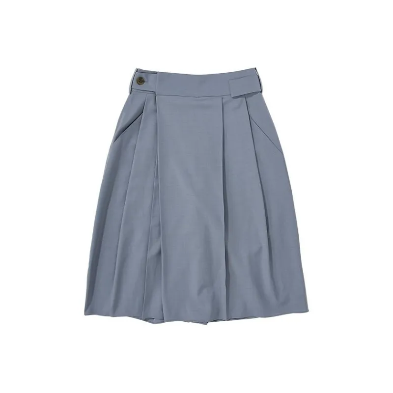 LOW CLASSIC Bermuda Wrap-effect Shorts-0