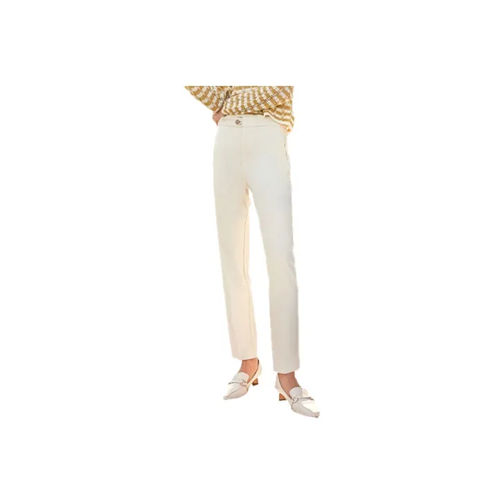 Olrain Casual Pants Women's Apricot-0