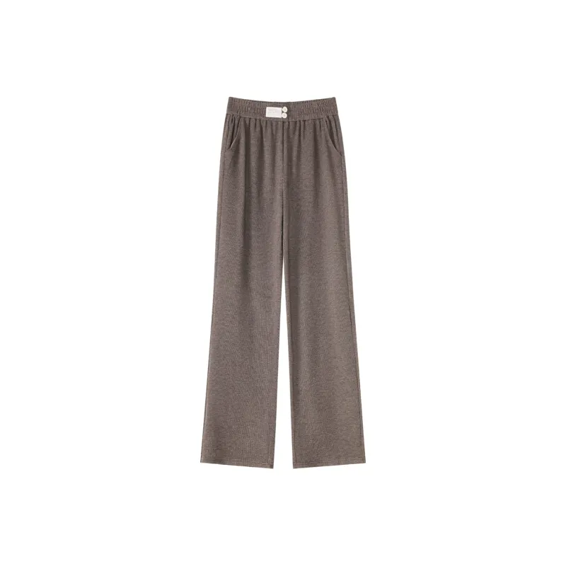0571 Family Casual Pants Women's Coffee-0
