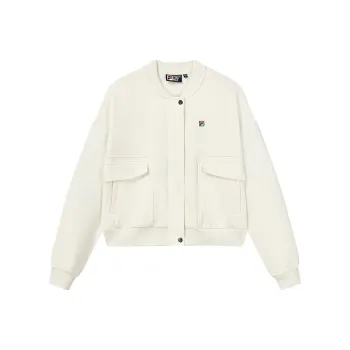 FILA Baseball Jacket Women's Oat White