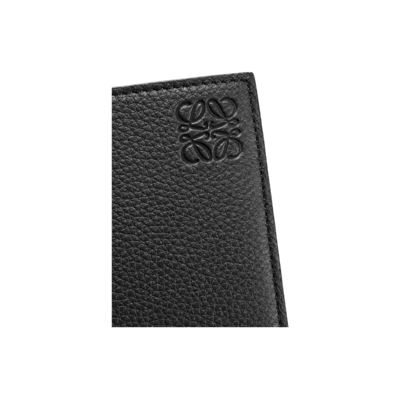 LOEWE Calfskin Wallet Men's Black-3