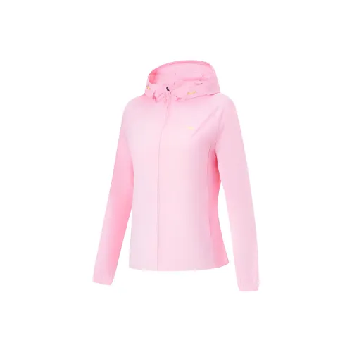 LiNing UV Protection Sun Protection Clothing Women's Diamond Pink