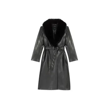 Maje Coats Women's Black