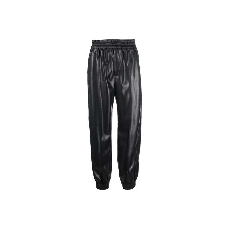 NANUSHKA Faux-leather Track Pants-0