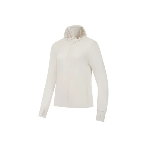 QIAODAN Ice Skin Sun Protection Clothing Women's Cream White