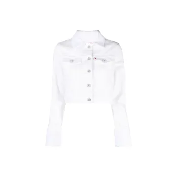 MISSONI Denim Jackets Women's White