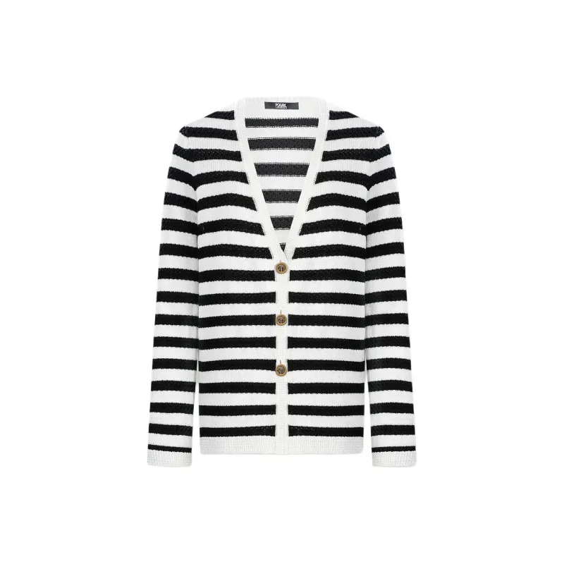 KARL LAGERFELD Knitwear Women's Black White-0