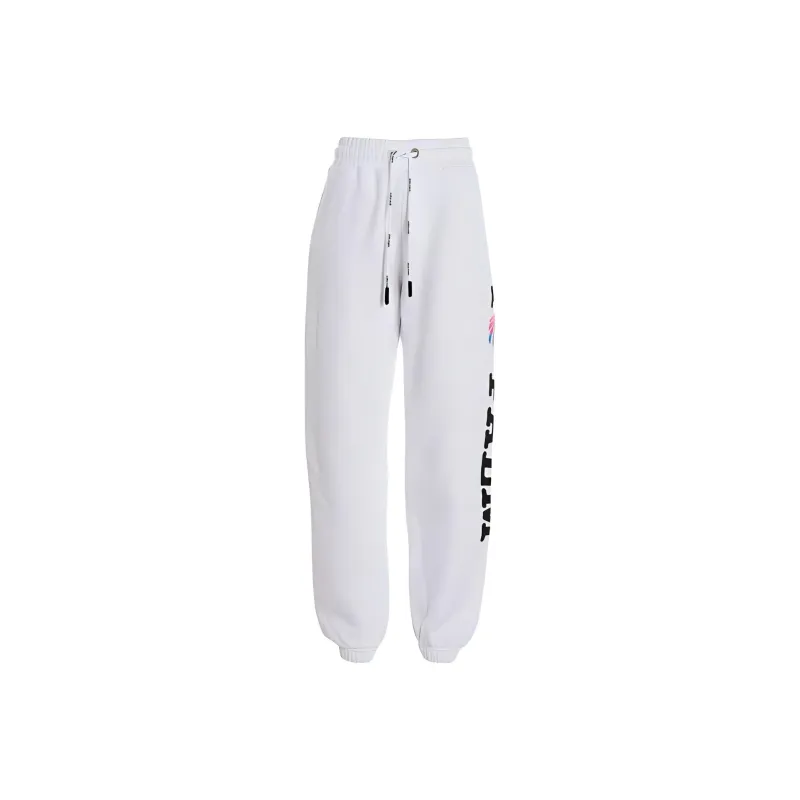 PALM ANGELS Logo Printed Drawstring Pants-0