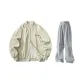 Ecru+Gray Pants