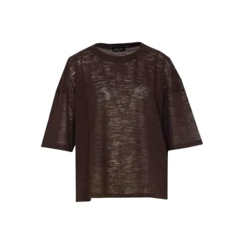 ROBERTO COLLINA Mélange effect Knitted Top