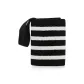 Black White with Four Stripes