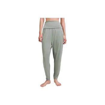 Lululemon Relaxed Cupro Foldover Yoga Casual Pants Women's