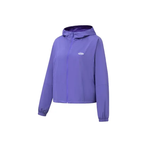 LINING Fitness Series Trench Coats Women's Very Peri Purple
