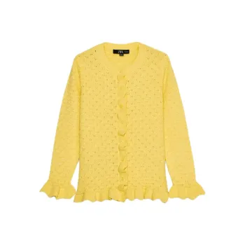 ZARA Knitwear Women's Yellow