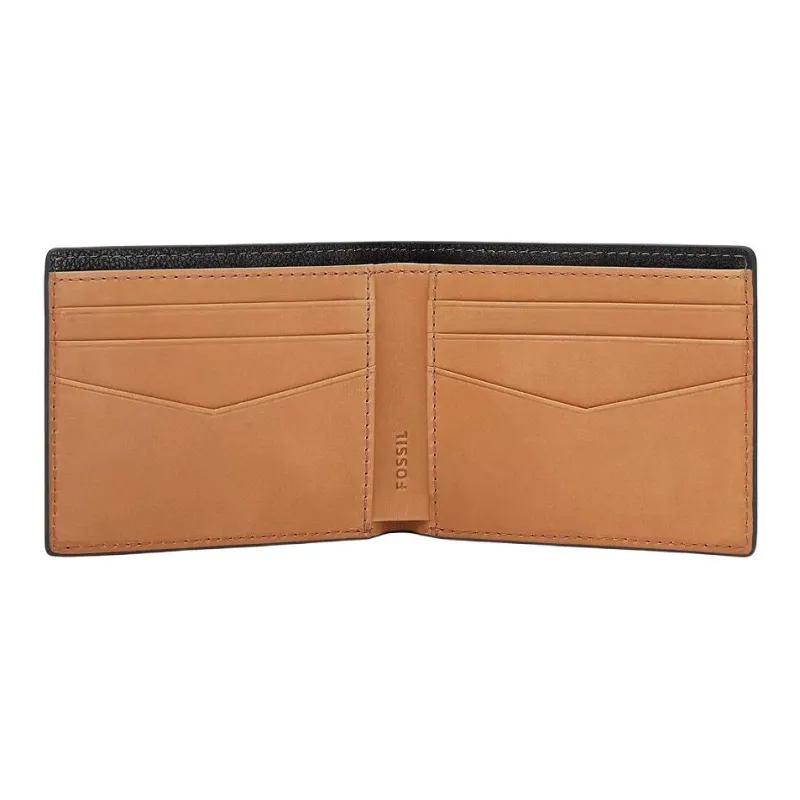 FOSSIL Leather Wallet Men's Black-2