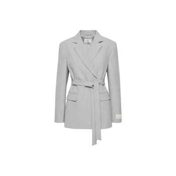 ARITZIA Babaton Innovate Blazer Business Suit Women's Heather Chrome Gray