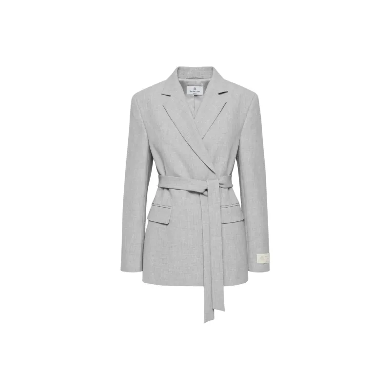 ARITZIA Babaton Innovate Blazer Business Suit Women's Heather Chrome Gray-0