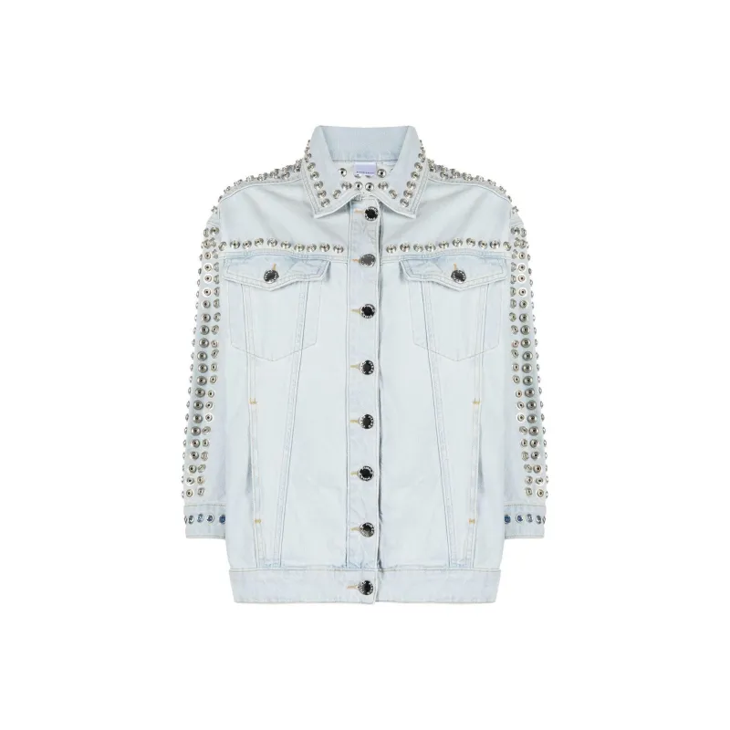 PINKO Denim Jackets Women's Denim Blue-0