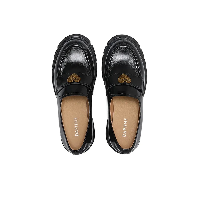 DAPHNE Loafers Women's Black/Brown-3