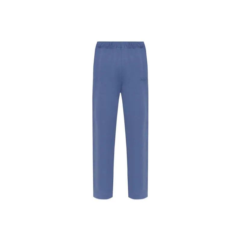 GANNI Knitted Sweatpants Women's Blue-0