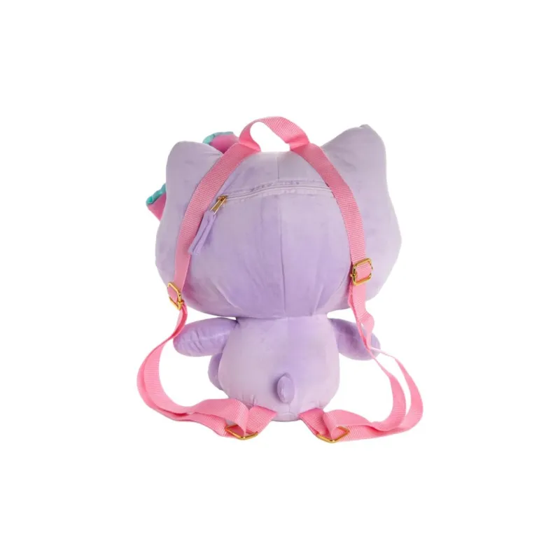 Sanrio Hello Kitty Plush Backpack Women's Purple-3