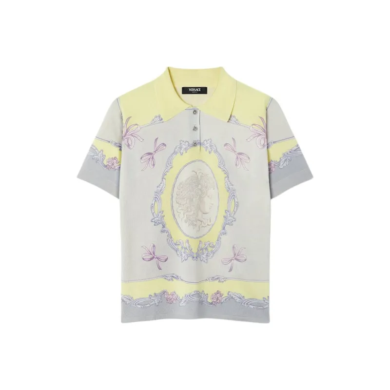 VERSACE Medusa Cameo Polo Shirt-0