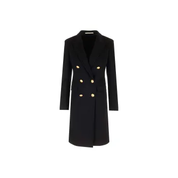 Tagliatore Double Breasted Mid Length Coat