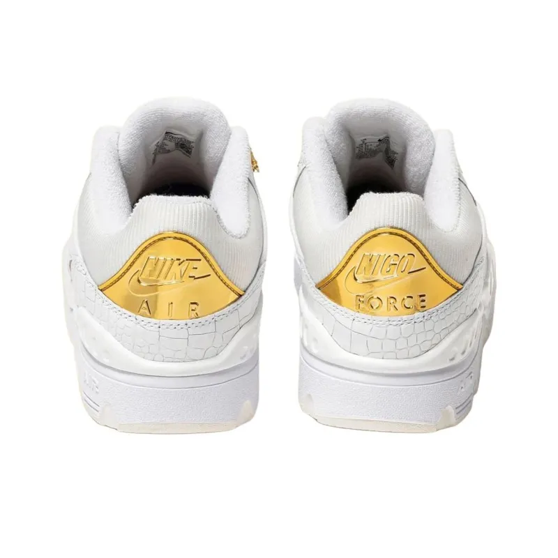 Nike Air Force 3 Low Sp Nigo White Metallic Gold-4