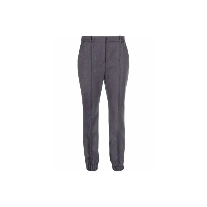 Alexander McQueen Pressed crease Trousers-0