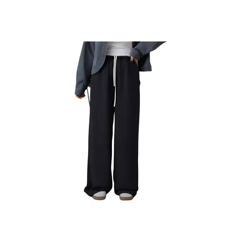 DAMABAIFENBAI Casual Pants Women's Black-0