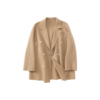 XIANGYING Coats Women's Camel
