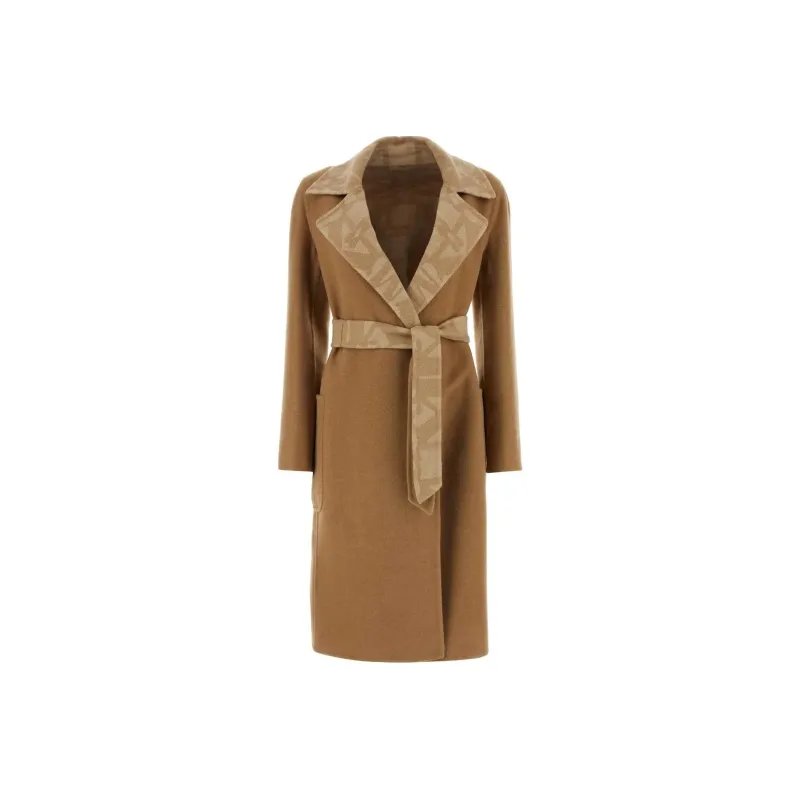 MaxMara Reversible Belted Coat-0