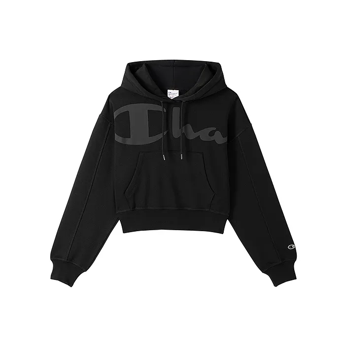 Champion SS25 Sweatshirt Europe Version Women's Black-0