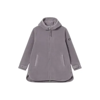 AIGLE Velvet-feel Coat Women's Smokey Mauve